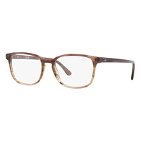  Ray-Ban/雷朋 可 光学镜架 8255 棕绿条纹镜框