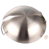  丹诗致远 无涂层 不锈钢双耳炒锅