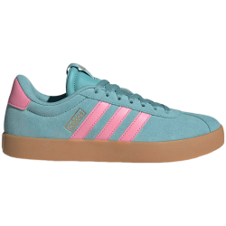 adidas 女子运动型格系列 VL COURT 3.0 休闲鞋 IH6518 青色