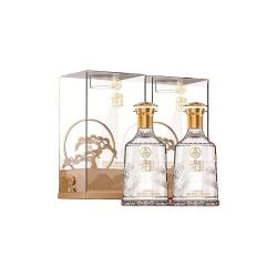 五粮液 股份出品 兴隆水晶至尊 浓香型白酒52度500ml*2瓶 宴请送礼