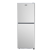 奥克斯 110L 双门冰箱 冷藏三层冷冻三层 搁架款