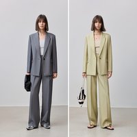 LILY 垂感 女士休闲西装裤