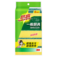 3M 思高海绵百洁洗 5片装