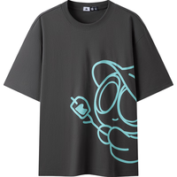  Semir/森马 联名 男士短袖T恤 中灰20410