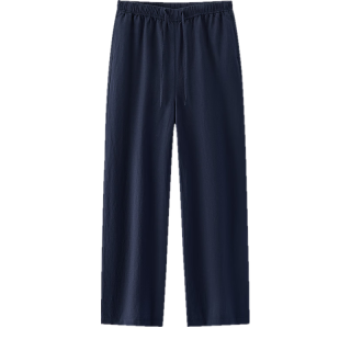  Semir/森马 垂坠感 女士休闲裤 深蓝80839 XS