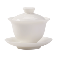  京东京造 360°旋转可悬停 功夫泡茶盖碗