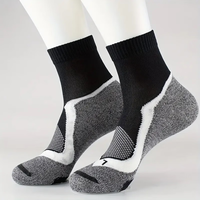 京喜 Coolmax 男女同款运动袜 710款 6双装健身吸湿排汗舒适透气自行车袜