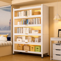 移动端、京东百亿补贴：唐辑 储物柜一体 钢制书架