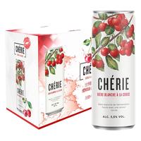  Chérie/奢莉 果味 樱桃味小麦啤酒  听装 330ml 