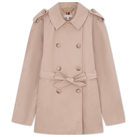 TOMMY HILFIGER/汤米·希尔费格 双排扣收腰 女士风衣