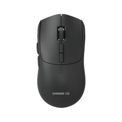三巨 G750 鼠标 黑色静音版-超长续航 2.4G