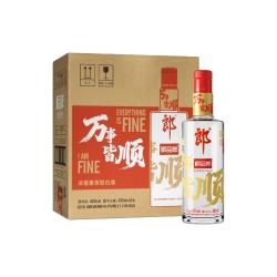 郎酒 顺品郎红顺 兼香型白酒 45度 488mL 6瓶 整提