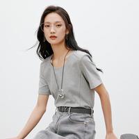Y.SING/衣香丽影 设计感 女士短袖T恤