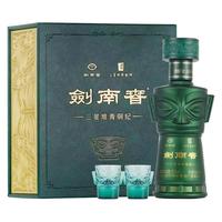 剑南春52度剑南春三星堆青铜纪125ml小酒+酒杯礼盒 浓香型高档礼盒 2025年 125mL 1瓶 年份随机