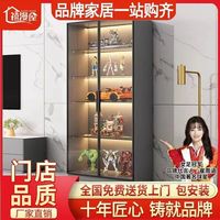 百亿补贴：禧漫屋 定制玻璃门手办柜 乐高模型展示柜 家用儿童收纳储物柜 书柜