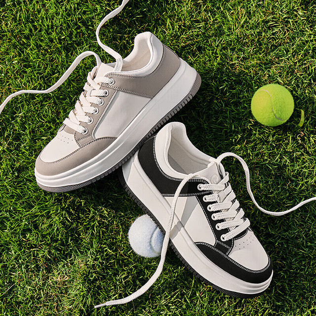 骆驼 男鞋运动休闲板鞋 德训鞋 P16S295010