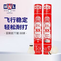 亚狮龙 羽毛球88号耐打王不易烂鸭毛球室内室外比赛训练用球