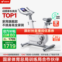 麦瑞克 动感单车家用智能自发电器材室内自行车绝影ONE2代 MR-S10W4 2代Pro版-12KG超感强磁控-自发电