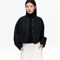 VERO MODA 夹克春季立体廓形短款按扣纯色外套通勤百搭