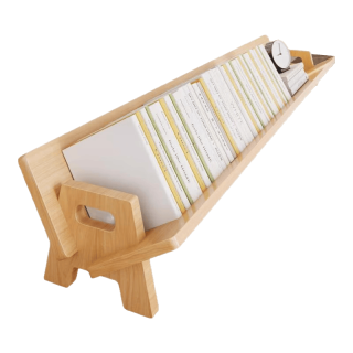 木格格 环保清漆 书柜