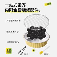 塔夫曼 一次性烧烤烤炉野餐套装烤盘炉子户外炭火碳炉露营装备必备用品
