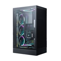 九州风神 CH270电脑机箱风冷水冷Type-C网孔竖置垂直M-ATX结构桌面