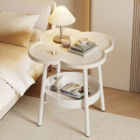 蜗家 沙发边几 简约小茶几 白色