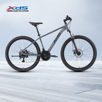 喜德盛 山地自行车旭日310碟刹通勤代步运动21速变速骑行车单车 石岩灰 15.5英寸