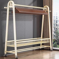 美潮 衣帽架 长110cm高150cm 奶油白