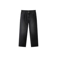 Semir/森马 内里绒感 男士牛仔裤 【冬季款 内里绒感】牛仔水洗黑98202 34