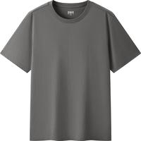  Semir/森马 纯棉抗菌 男士短袖T恤 3XL 军绿A41642