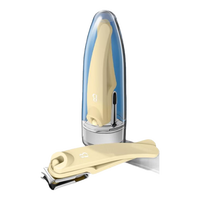 THREE SEVEN 进口弧口指甲钳 国际品牌 嫩黄色