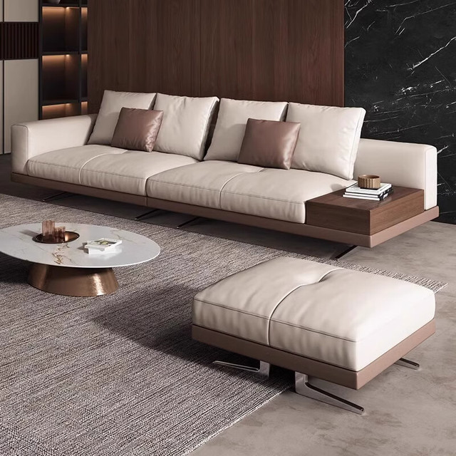 移动端、京东百亿补贴：慕尼轩 Munixuan 慕尼轩 CB-KNL 康纳利沙发 2.8米直排 真皮