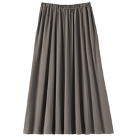 無印良品 MUJI 莱赛尔混天竺织 女士抽褶裙