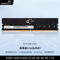 十铨 DDR5内存普条台式机 原生频率5600 32G 16G 1.1V低电压低功耗