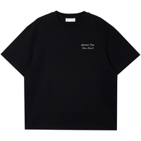  JACK&JONES/杰克琼斯 纯棉 男士短袖T恤 M （175） E40黑色