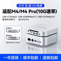 奥睿科 MiniLink适用macmini拓展坞移动固态硬盘盒龙虾AI苹果电脑 MacminiM4扩展坞扩容硬盘底座