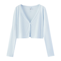  Semir/森马 凉感 女士防晒衣 【嘟嘟同款】粉蓝80011 XL