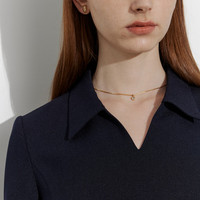  SCOFIELD 假两件收腰 女士连衣裙 藏青色 M 165