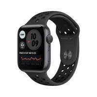 Apple 苹果 Watch Series 6 智能手表 44mm GPS款 深空灰色铝金属表壳 黑色运动型表带(GPS、心率、血氧)
