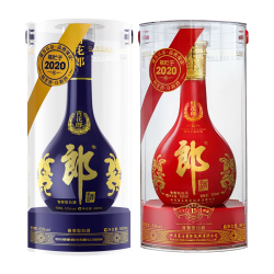 郎酒 [年份组合]郎酒2020年产青花郎+2020年产红花郎红15 酱香白酒53度