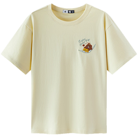  Semir/森马 吸湿速干 女士短袖T恤 黄色调00333 M