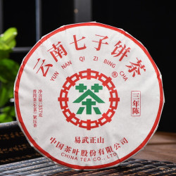 中茶 易武正山三年陈2022年 云南普洱生茶饼 357g