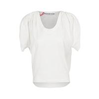 alexanderwang ALEXANDER WANG 夏季女式纯色带垫肩显瘦百搭短袖T恤