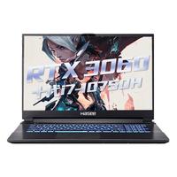 Hasee 神舟 战神 G8-CA7NS 17.3英寸 游戏本 黑色(酷睿i7-10750H、RTX 3060 6G、16GB、512GB SSD、1080P、IPS、144Hz）