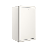 美的 BC-96MR 复古冰箱  奶酪小方 白色系 96L