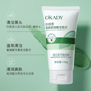 欧佩 叶绿素氨基酸洁面泥 100g