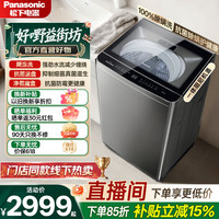 Panasonic 大海豹 波轮洗衣机 全自动家用 12KG大容量除螨洗抗菌波盘 XQB120-Q201
