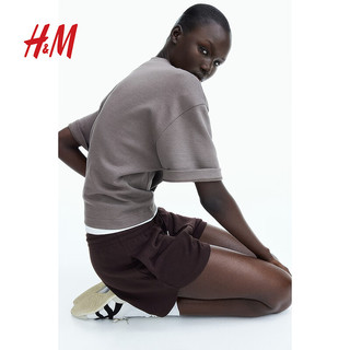  H&M 宽松舒适 女士运动短裤
