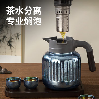  花卜丸 纯钛材质 焖茶壶+钛茶杯
